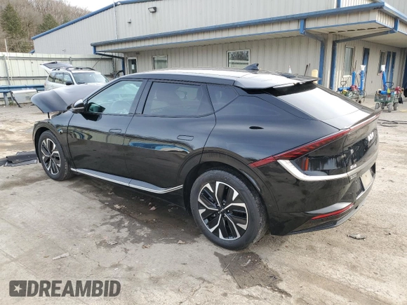 2022 Kia EV6 Wind with VIN KNDC3DLC4N5044191, listed as a Copart auction lot 80761094 with 57,009 mi miles and Salvage Title. Bid and sale history available at carsss.com. Image 2.