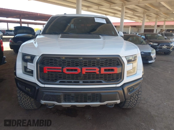 2017 Ford F-150 Raptor with VIN 1FTFW1RG7HFA84244, listed as a IAAI auction lot 42175442 with 123,009 mi miles and . Bid and sale history available at carsss.com. Image 12.