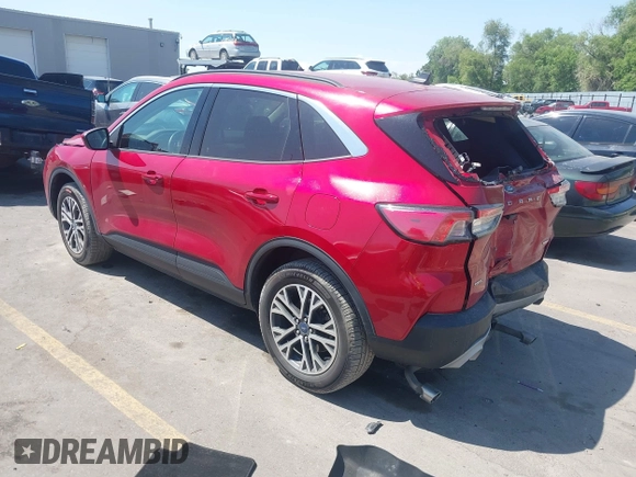 2020 Ford Escape SEL z VIN 1FMCU9H96LUB93983, wystawiony jako IAAI lot #42493510 z przebiegiem 56 675 mil mil oraz . Historia ofert i sprzedaży dostępna na DreamBid. Obrazek 3.