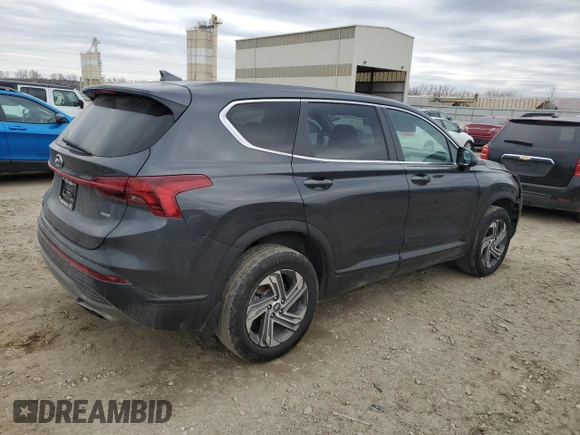 2021 Hyundai Santa Fe SE with VIN 5NMS1DAJ3MH369641, listed as a Copart auction lot 44532195 with 99,463 mi miles and Salvage Title. Bid and sale history available at carsss.com. Image 3.