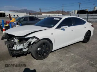 2022 Lexus ES 300h F Sport with VIN 58AGA1C17NU022779, listed as a Copart auction lot 70325904 with 80,613 mi miles and Salvage title. Bid and sale history available at DreamBid. Image 1.