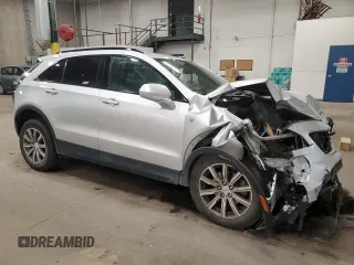 2019 Cadillac XT4 AWD Sport with VIN 1GYFZFR45KF185536, listed as a Copart auction lot 80544914 with 46,496 mi miles and Salvage Title. Bid and sale history available at DreamBid. Image 4.