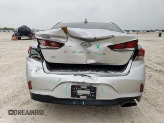 2019 Hyundai Sonata SE with VIN 5NPE24AFXKH766706, listed as a Copart auction lot 51182525 with 86,670 mi miles and Salvage Title. Bid and sale history available at carsss.com. Image 6.