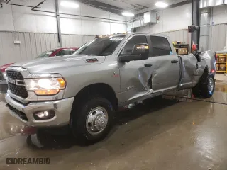 2024 Ram 3500 Big Horn with VIN 3C63RRHL8RG295600, listed as a Copart auction lot 42230995 with 57,601 mi miles and Salvage Title. Bid and sale history available at carsss.com. Image 1.