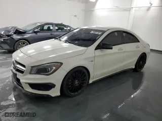 2014 Mercedes-Benz CLA-Class CLA 45 AMG with VIN WDDSJ5CB8EN077098, listed as a Copart auction lot 43149875 with 92,868 mi miles and Clean Title. Bid and sale history available at carsss.com. Image 1.