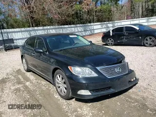 2009 Lexus LS 460 with VIN JTHCL46F195003527, listed as a Copart auction lot 49570505 with 279,651 mi miles and Salvage title. Bid and sale history available at DreamBid. Image 10.