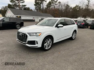 2021 Audi Q7 Premium with VIN WA1AXAF7XMD028911, listed as a Copart auction lot 86017744 with 81,815 mi miles and Clean title. Bid and sale history available at DreamBid. Image 2.