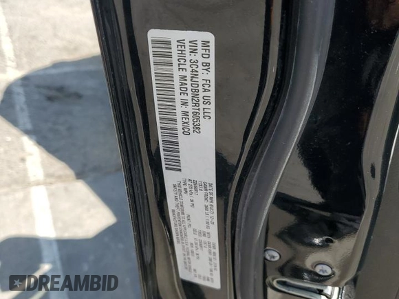 2024 Jeep Compass Latitude with VIN 3C4NJDBN2RT605382, listed as a Copart auction lot 64115305 with 35,562 mi miles and Salvage title. Bid and sale history available at DreamBid. Image 13.