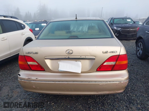 2001 Lexus LS 430 z VIN JTHBN30F410007341, wystawiony jako IAAI lot #41261861 z przebiegiem 214 968 mil mil oraz . Historia ofert i sprzedaży dostępna na DreamBid. Obrazek 16.
