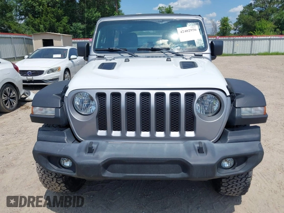 2020 Jeep Wrangler Unlimited Sport with VIN 1C4HJXDN6LW181802, listed as a IAAI auction lot 42402956 with 65,053 mi miles and . Bid and sale history available at DreamBid. Image 12.
