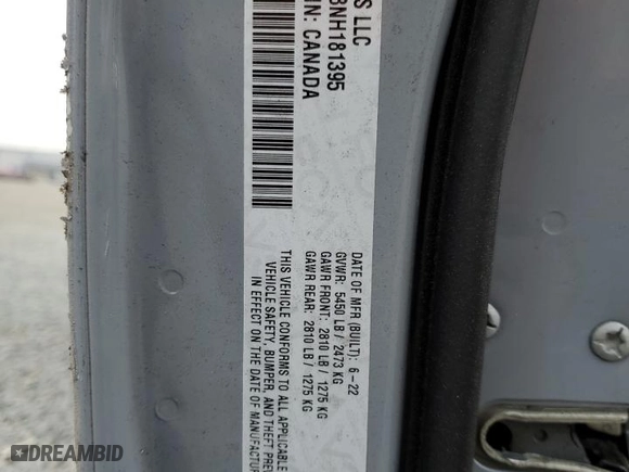 2022 Dodge Charger Scat Pack with VIN 2C3CDXGJ8NH181395, listed as a Copart auction lot 47210095 with 19,911 mi miles and Salvage Title. Bid and sale history available at carsss.com. Image 15.