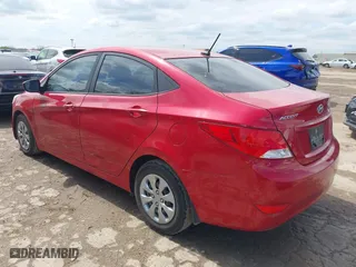 2017 Hyundai Accent SE with VIN KMHCT4AE0HU254605, listed as a IAAI auction lot 41909487 with 52,685 mi miles. Bid and sale history available at carsss.com. Image 3.