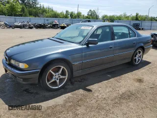 2001 BMW 7 Series 740iL with VIN WBAGH83411DP19107, listed as a Copart auction lot 61024385 with Not provided miles and Clean title. Bid and sale history available at DreamBid. Image 1.