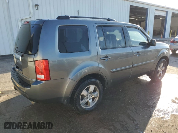 2011 Honda Pilot EX-L with VIN 5FNYF3H73BB031395, listed as a Copart auction lot 48391595 with 253,677 mi miles and Clean Title. Bid and sale history available at DreamBid. Image 3.