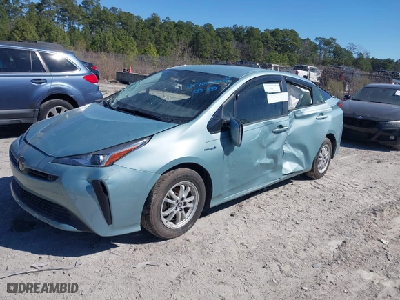 2020 Toyota Prius L Eco with VIN JTDKARFU8L3121625, listed as a IAAI auction lot 41700747 with 79,721 mi miles. Bid and sale history available at carsss.com. Image 17.