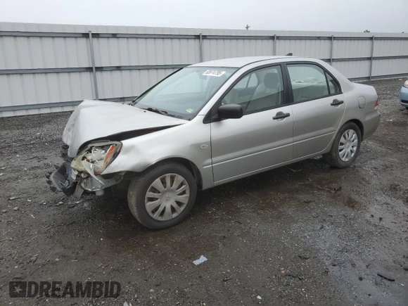2006 Mitsubishi Lancer ES with VIN JA3AJ26E66U008538, listed as a Copart auction lot 60974795 with 121,211 mi miles and Salvage title. Bid and sale history available at DreamBid. Image 1.