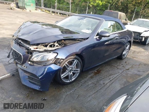 2019 Mercedes-Benz E 450 with VIN WDD1K6HB5KF101032, listed as a IAAI auction lot 42094341 with 47,523 mi miles and . Bid and sale history available at DreamBid. Image 17.