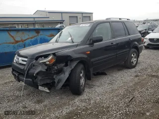2006 Honda Pilot EX-L with RES with VIN 5FNYF28686B033893, listed as a Copart auction lot 85719224 with 215,467 mi miles and Salvage Title. Bid and sale history available at carsss.com. Image 1.
