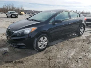 2015 Kia Forte LX with VIN KNAFK4A60F5432370, listed as a Copart auction lot 49144205 with 0 mi miles and Salvage Title. Bid and sale history available at carsss.com. Image 1.