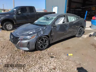 2024 Nissan Sentra SV z VIN 3N1AB8CV7RY289050, wystawiony jako Copart lot #52995075 z przebiegiem 24 026 mil mil oraz Szkoda całkowita • Salvage title. Historia ofert i sprzedaży dostępna na DreamBid. Obrazek 1.