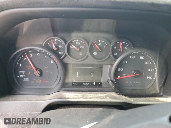 2021 Chevrolet Silverado 1500 Custom with VIN 3GCPWBEK3MG299441, listed as a Copart auction lot 51321725 with 123,104 mi miles and Salvage Title. Bid and sale history available at DreamBid. Image 9.