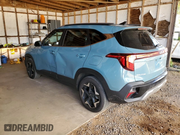 2024 Kia Seltos EX with VIN KNDERCAA1R7639951, listed as a Copart auction lot 46897115 with 1,136 mi miles and Clean Title. Bid and sale history available at DreamBid. Image 2.