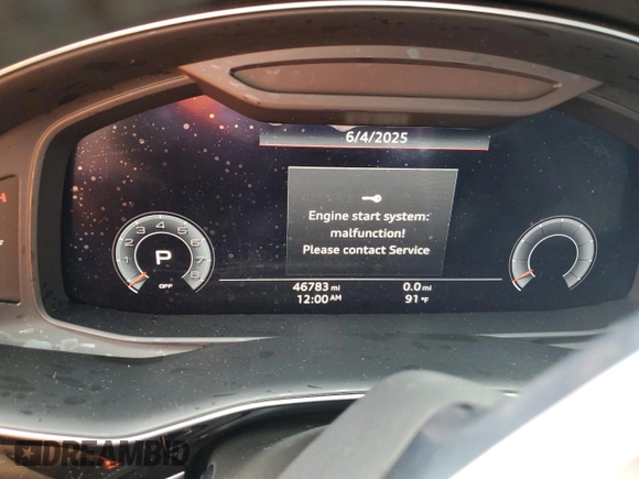 2020 Audi Q7 Premium z VIN WA1AXAF77LD011191, wystawiony jako Copart lot #59486735 z przebiegiem 46 783 mil mil oraz Nie do naprawy • Non repairable. Historia ofert i sprzedaży dostępna na DreamBid. Obrazek 9.
