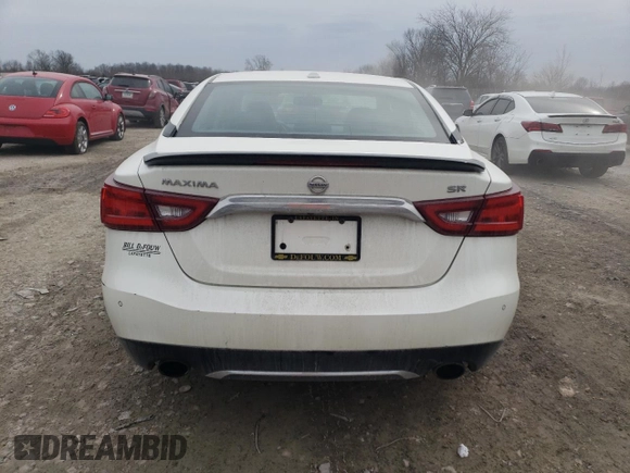 2017 Nissan Maxima SV with VIN 1N4AA6APXHC429923, listed as a Copart auction lot 47767405 with 76,178 mi miles and Salvage Title. Bid and sale history available at DreamBid. Image 6.