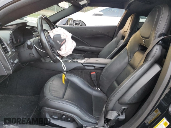 2019 Chevrolet Corvette Z06 2LZ with VIN 1G1YS2D69K5600067, listed as a Copart auction lot 86349484 with 58,295 mi miles and Salvage Title. Bid and sale history available at carsss.com. Image 7.