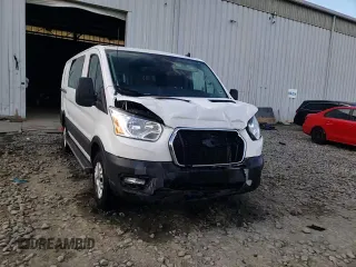 2021 Ford Transit Cargo with VIN 1FTBR1Y87MKA44540, listed as a Copart auction lot 74791034 with 128,242 mi miles and Salvage title. Bid and sale history available at DreamBid. Image 14.