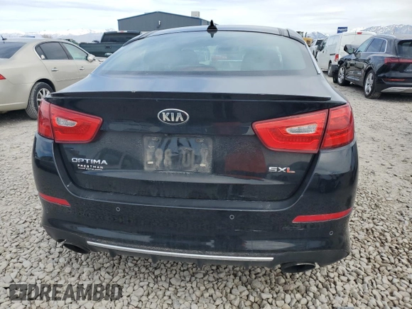 2015 Kia Optima SX Turbo with VIN 5XXGR4A62FG408800, listed as a Copart auction lot 52152955 with 78,195 mi miles and Clean Title. Bid and sale history available at carsss.com. Image 6.