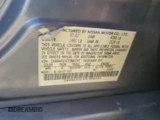 2007 Nissan Maxima 3.5 SE with VIN 1N4BA41E47C866595, listed as a Copart auction lot 72087664 with 173,268 mi miles and Salvage Title. Bid and sale history available at carsss.com. Image 14.