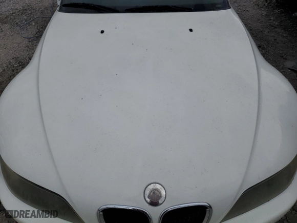 2001 BMW Z3 2.5i with VIN WBACN33411LM00256, listed as a Copart auction lot 78167644 with 87,027 mi miles and Salvage Title. Bid and sale history available at carsss.com. Image 11.