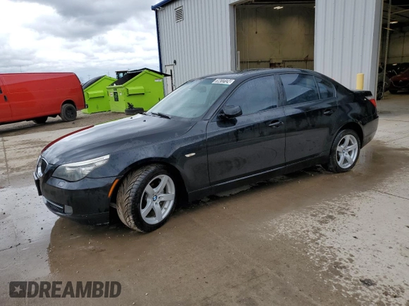 2008 BMW 5 Series 535xi with VIN WBANV93508CZ62308, listed as a Copart auction lot 78413124 with 127,759 mi miles and Clean Title. Bid and sale history available at carsss.com. Image 1.