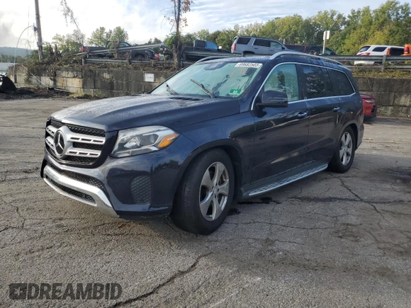 2017 Mercedes-Benz GLS with VIN 4JGDF6EE9HA983852, listed as a Copart auction lot 69682503 with 0 mi miles. Bid and sale history available at carsss.com. Image 1.