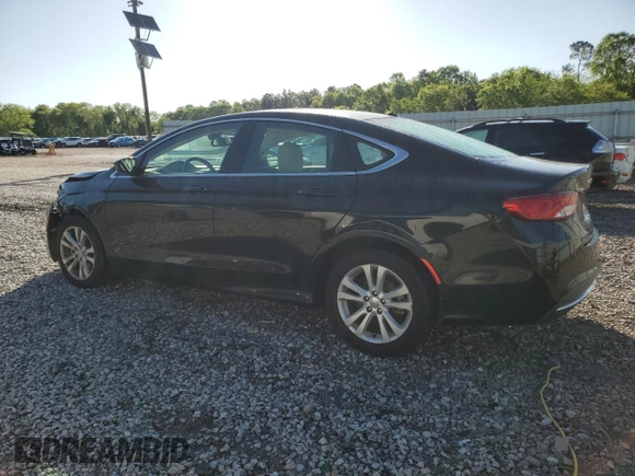2015 Chrysler 200 Limited with VIN 1C3CCCAB2FN687889, listed as a Copart auction lot 52094895 with 166,336 mi miles and Salvage Title. Bid and sale history available at DreamBid. Image 2.