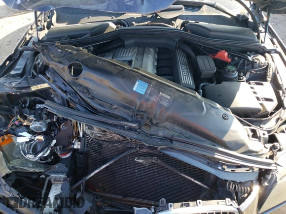 2006 BMW 5 Series 530xi with VIN WBANN73546CN02635, listed as a Copart auction lot 75510184 with Not Provided miles and Salvage Title. Bid and sale history available at DreamBid. Image 12.