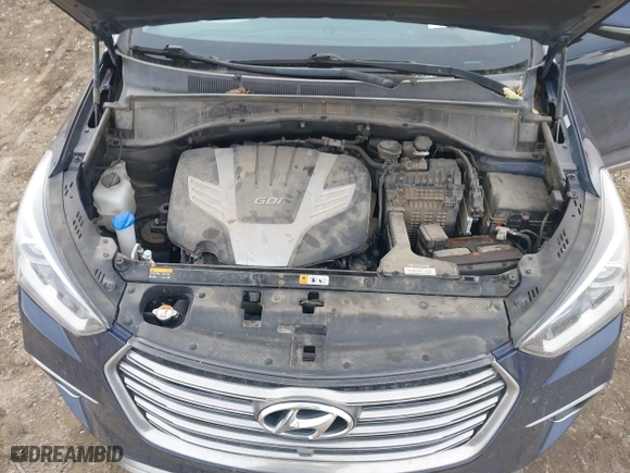 2017 Hyundai Santa Fe Limited Ultimate with VIN KM8SRDHF4HU214472, listed as a IAAI auction lot 41149762 with 54,549 mi miles. Bid and sale history available at carsss.com. Image 10.