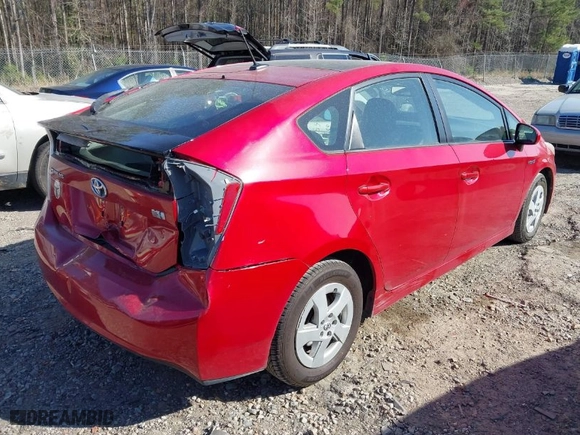 2010 Toyota Prius II with VIN JTDKN3DUXA0141667, listed as a IAAI auction lot 41753437 with 178,209 mi miles. Bid and sale history available at carsss.com. Image 4.