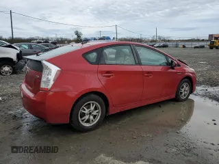 2010 Toyota Prius II with VIN JTDKN3DU4A5156684, listed as a Copart auction lot 51925955 with Not Provided miles and Salvage Title. Bid and sale history available at carsss.com. Image 3.