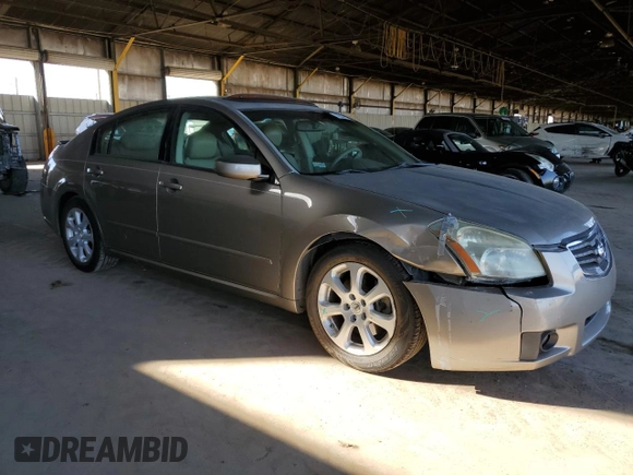 2008 Nissan Maxima 3.5 SE with VIN 1N4BA41E68C816024, listed as a Copart auction lot 76537754 with 160,385 mi miles and Salvage Title. Bid and sale history available at carsss.com. Image 4.