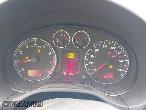 2008 Audi A3 with VIN WAUNF78P28A142013, listed as a IAAI auction lot 42571799 with 183,276 mi miles and . Bid and sale history available at DreamBid. Image 7.