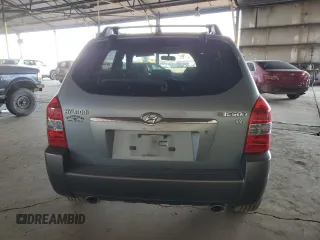 2006 Hyundai Tucson GLS with VIN KM8JN12D46U380226, listed as a Copart auction lot 52453845 with 161,977 mi miles and Salvage Title. Bid and sale history available at carsss.com. Image 6.