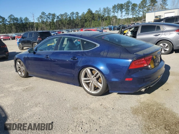 2013 Audi S7 with VIN WAUW2BFC5DN104538, listed as a Copart auction lot 48517225 with 148,975 mi miles and Salvage Title. Bid and sale history available at carsss.com. Image 2.