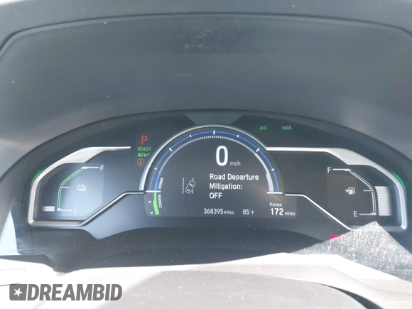 2019 Honda Clarity z VIN JHMZC5F15KC006498, wystawiony jako IAAI lot #42384751 z przebiegiem 368 395 mil mil oraz . Historia ofert i sprzedaży dostępna na DreamBid. Obrazek 7.