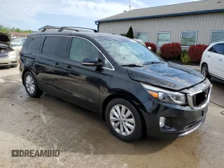 2016 Kia Sedona SX with VIN KNDMC5C1XG6113634, listed as a Copart auction lot 54130725 with 105,278 mi miles and Salvage Title. Bid and sale history available at carsss.com. Image 4.