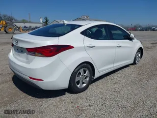 2014 Hyundai Elantra SE with VIN 5NPDH4AE0EH512444, listed as a IAAI auction lot 41986233 with 166,073 mi miles. Bid and sale history available at carsss.com. Image 4.