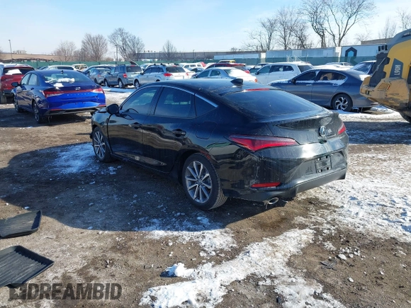 2025 Acura Integra with VIN 19UDE4H24SA010061, listed as a IAAI auction lot 41401387 with 633 mi miles and . Bid and sale history available at DreamBid. Image 3.