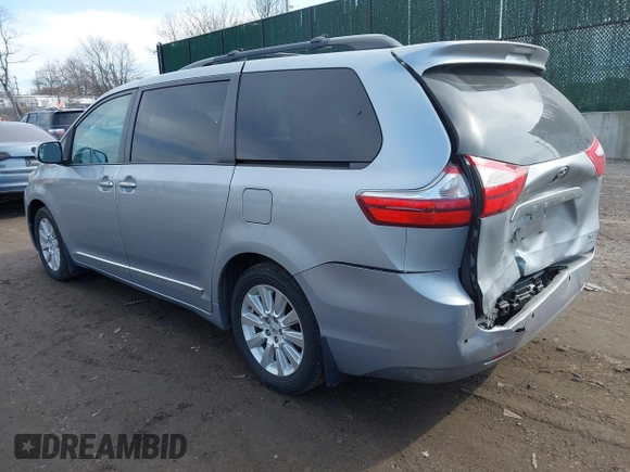 2016 Toyota Sienna Limited with VIN 5TDDK3DC1GS140440, listed as a IAAI auction lot 41658777 with 131,692 mi miles and . Bid and sale history available at DreamBid. Image 3.