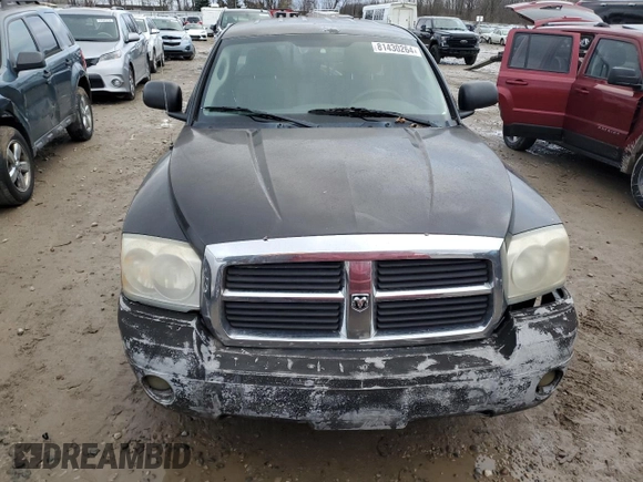 2005 Dodge Dakota SLT with VIN 1D7HW42N95S204993, listed as a Copart auction lot 81430264 with 205,534 mi miles and Clean Title. Bid and sale history available at DreamBid. Image 5.